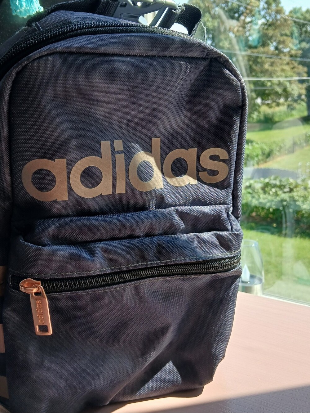 adidas Insulated Lunch Cooler Bag [Two-Tone Blue & Rose Gold] NWOT